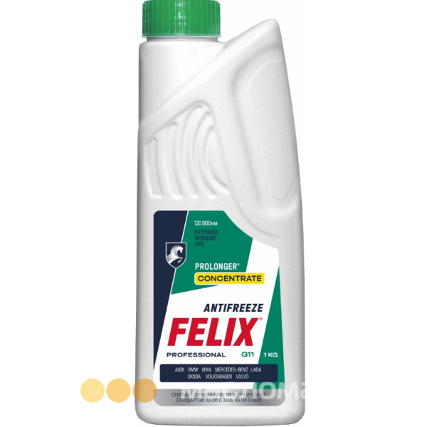 Felix G11 1кг жашыл антифриз
