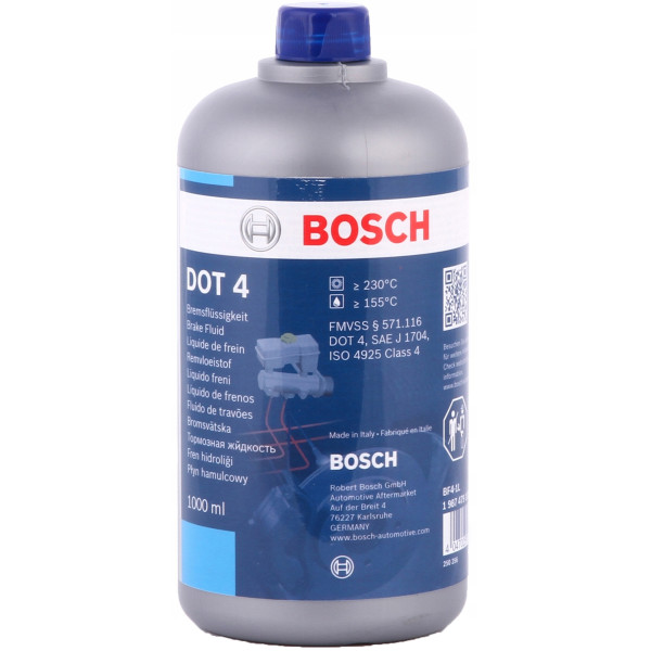 Тормозная жидкость  BOSCH DOT 4 HP 1.0L