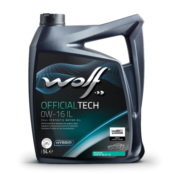 WOLF OFFICIALTECH 0W-16 IL мотор майы